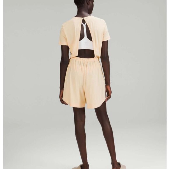 Lululemon | NWT | Lightweight High-Neck Romper | Prosecco | Size 12 - Picture 8 of 8